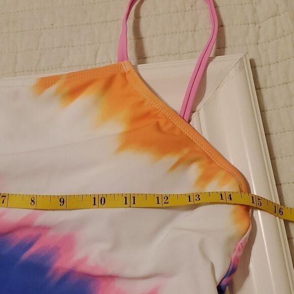 NWT Decree tie dyed one piece swimsuit size Medium - Picture 7 of 9